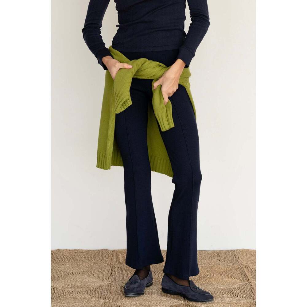 DONNI. The Tall Rib Kick Flare Size MNavy / Tall / M